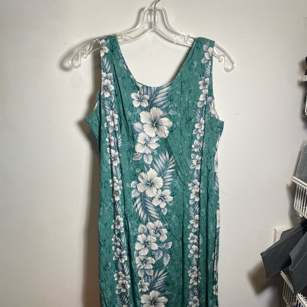 Authentic Hawaiian Maxidress Women’s Size Large 100% Cotton